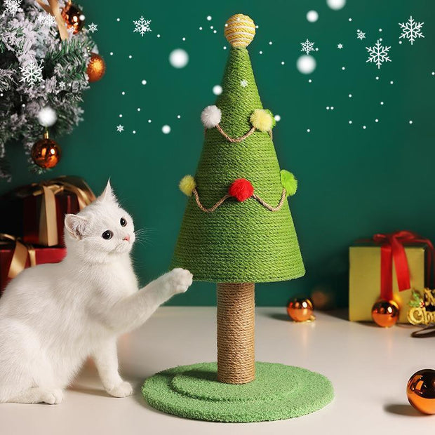 Natural Christmas Tree Cat Climbing Frame