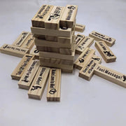 Couple Game Night  Block Tower Jenga Game Valentine Day