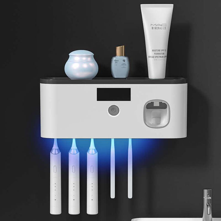 Wall-mounted Toothbrush Storage with UV - ELECTRONIC GADGETS