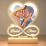 Valentine's Day Night Light Acrylic Color Printing Photo Personalized Ornament