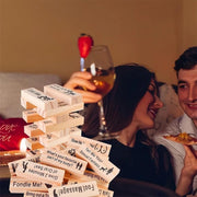 Couple Game Night  Block Tower Jenga Game Valentine Day