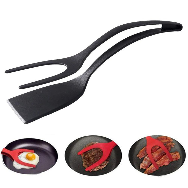 2 In 1 Spatula Tongs for Eggs - ELECTRONIC GADGETS