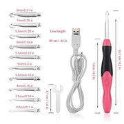 LED Crochet Hook Set - ELECTRONIC GADGETS