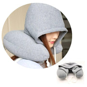 Hooded Travel Neck Pillow - ELECTRONIC GADGETS